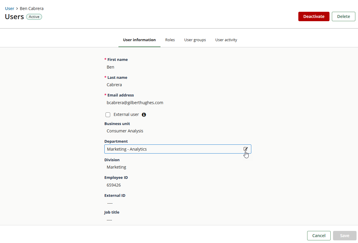 Adding and Editing Users | MyOneTrust
