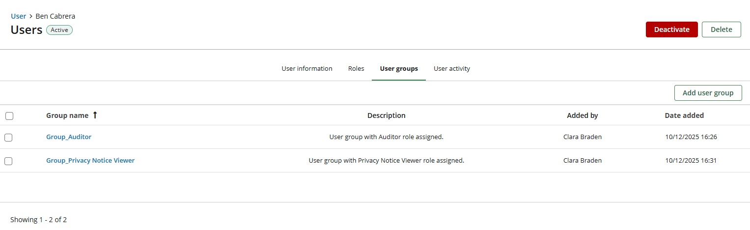 Adding and Editing Users | MyOneTrust